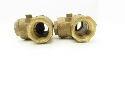 Nibco 1" FNPT Bronze Swing Check Valve T-Pattern Female Threaded  Lot of 2