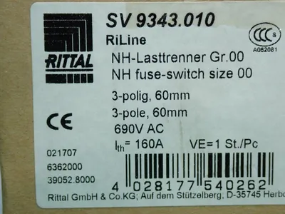 Used RITAL SV9343.010 Disconnects Ohio US | HGR 24 #801920