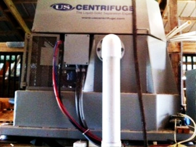 US Centrifuge Ultramatic A120 self-cleaning centrifuge.