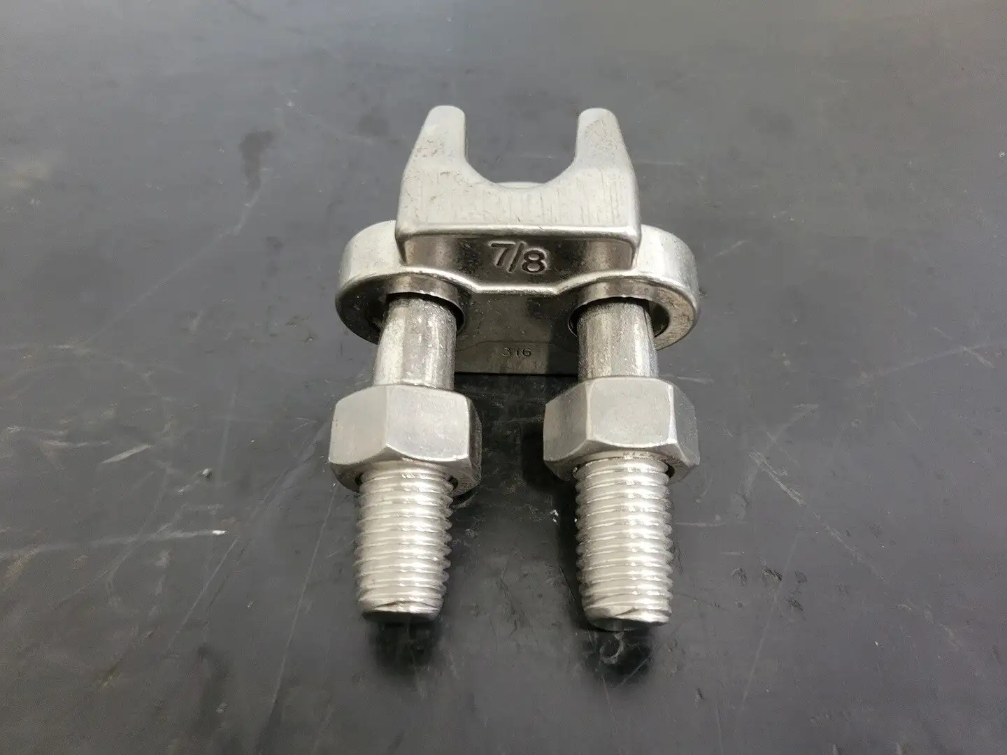 7/8", U-Clamp, 4" Long