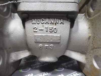 2" McCanna P1V-B82J Stainless Steel Ball Valve Class 150 Used