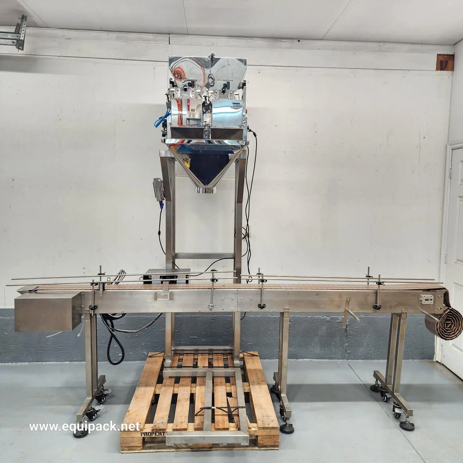 Linear Weigher, Dual Head Weigher Filler : Smart Ario Weighter ARIAPACK # 644