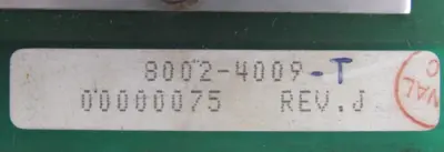 USED CONTROL CHIEF 8002-4009-T CIRCUIT BOARD 80024009T