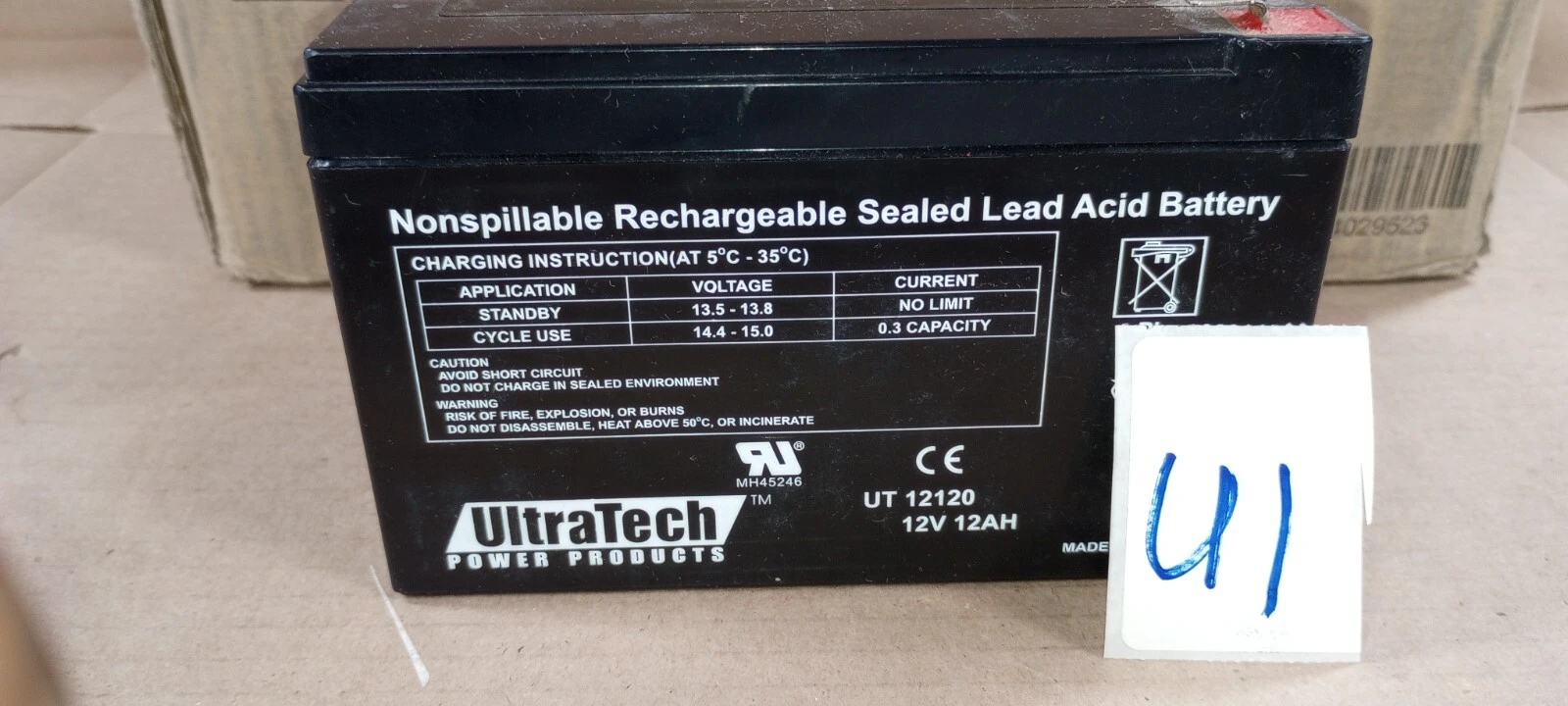 NEW ULTRATECH POWER PRODUCTS AJC Brand Replacement Batteries