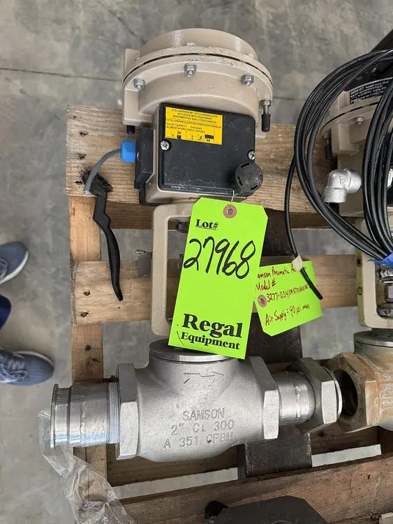 Used SAMSON PNEUMATIC ACTUATED VAVLE Valves/Fittings Ohio US | Regal Equipment Inc #219239