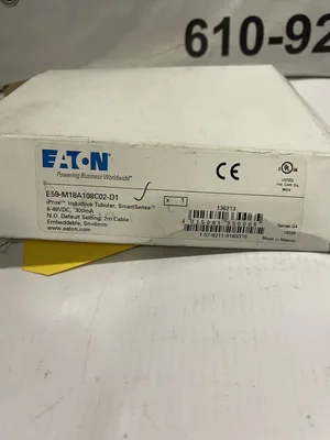 Eaton E59-M18A108C02-D1 iProx Inductive Proximity Sensor 6-48V -NIB of 2