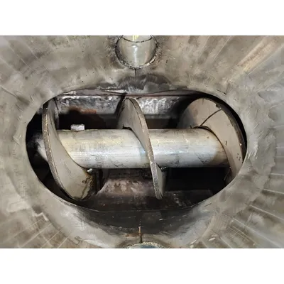 Used 1HP Goodman Conveyor 6" Stainless Steel Industrial Tubular Screw Feeder