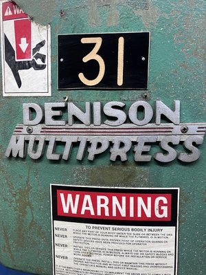 Used _UNKNOWN_ _UNKNOWN_ C-Frame Presses Michigan US | Miedema Asset Management Group #1371742
