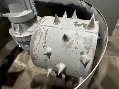 48" X 6.5 HP TECHVAL MODEL VALPAK HYDRAULIC ROTARY COMPACTOR: STOCK #18674