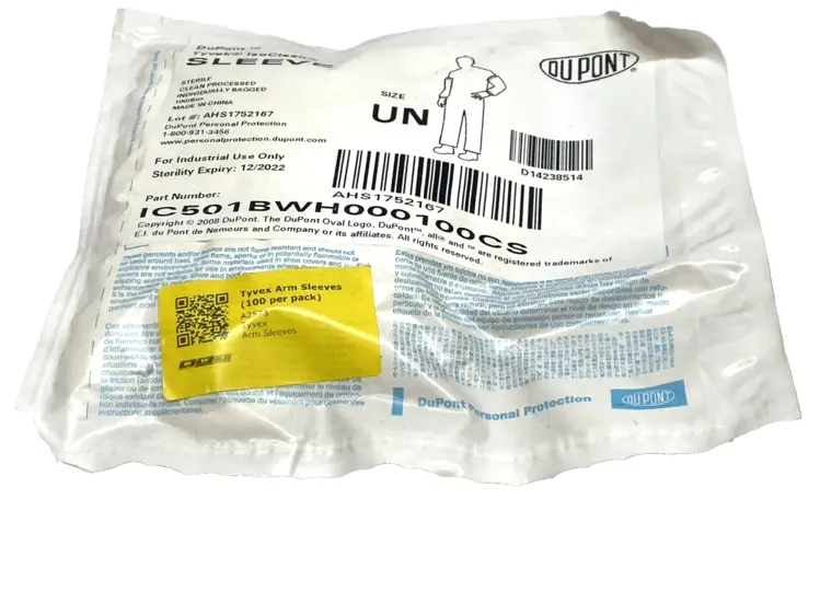 New | in-Stock DUPONT TYVEK ISOCLEAN STERILE SLEEVE 18" Misc Industrial Equipment | Maverick Industrial Sales #1105857