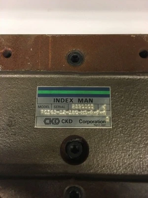 CKD Index Man RGI63-12-180-MS-R-F-6 *Fast Shipping* Warranty!