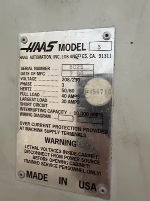USED 1996 HAAS VF-3
