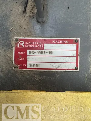 USED INDUSTRIAL RESOURCES PALLET DISMANTLER