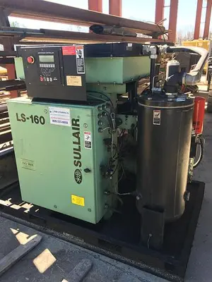 Used 2007 SULLAIR LS160-100H/A Rotary Screw & Sliding Vane Air Compressors North Carolina US | DH Griffin Used Equipment #1383566