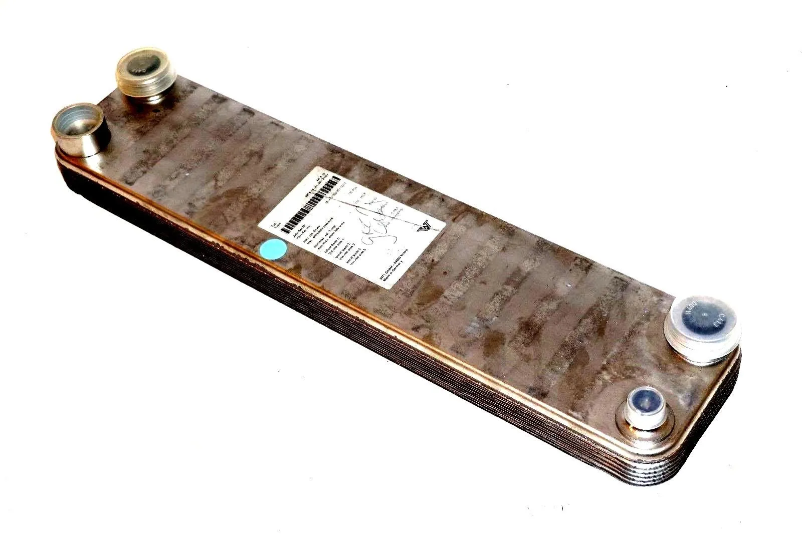 NEW WTI NP 5-10 HEAT EXCHANGER 10 PLATE, 232 PSI, NP510