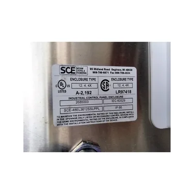 Used Micrologix PLC Allen-Bradley Panelview Plus 700 in Industrial Control Panel