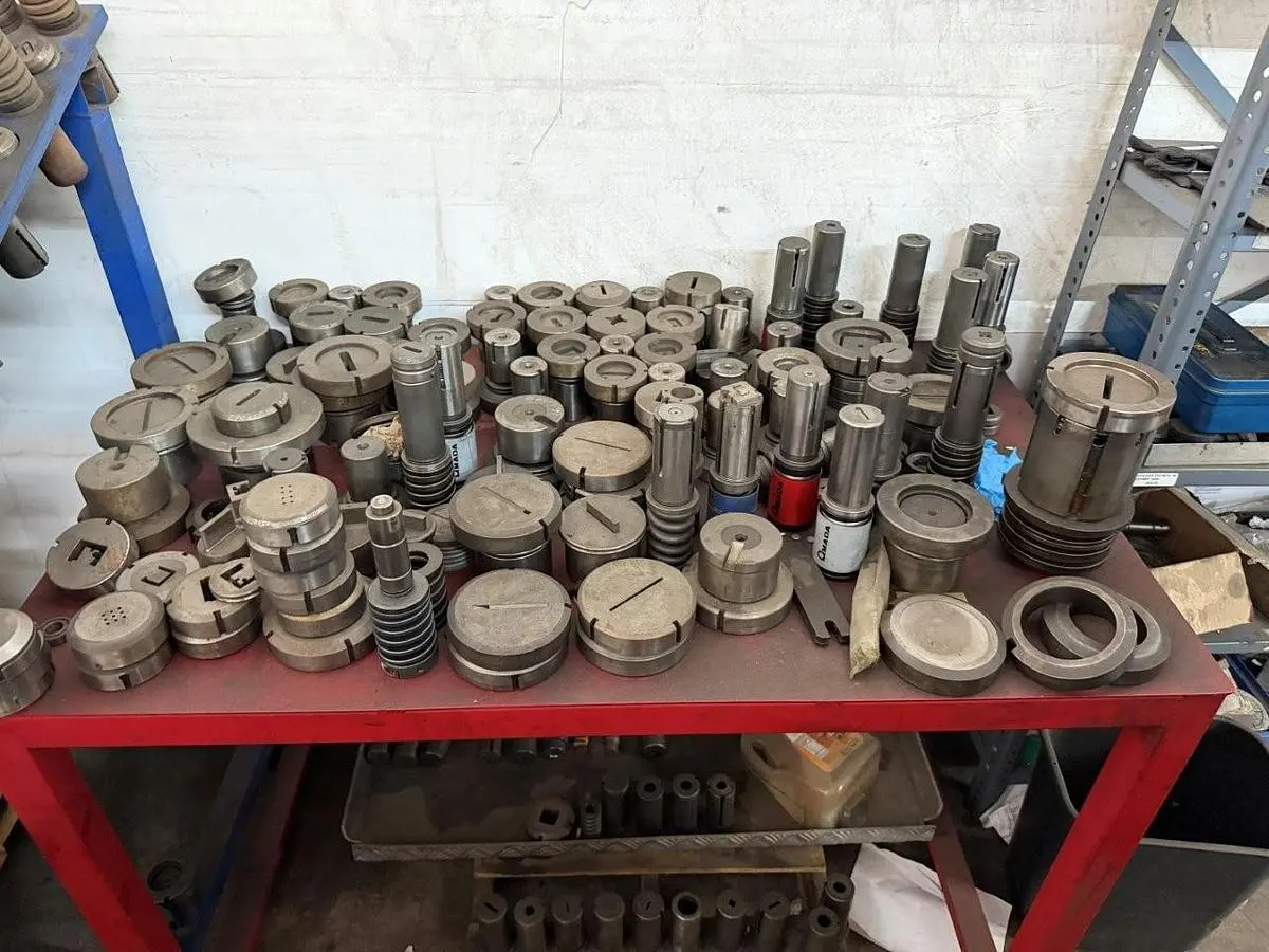 Misc. Amada Turret Tooling, Punches, Dies & Guide Assemblies