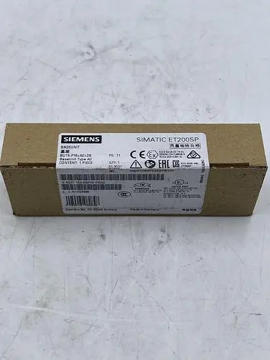 New | in-Stock SIEMENS SIEMENS 6ES7 193-6BP00-0BA0 PLC Input & Output | ND Industrial Surplus #1213362