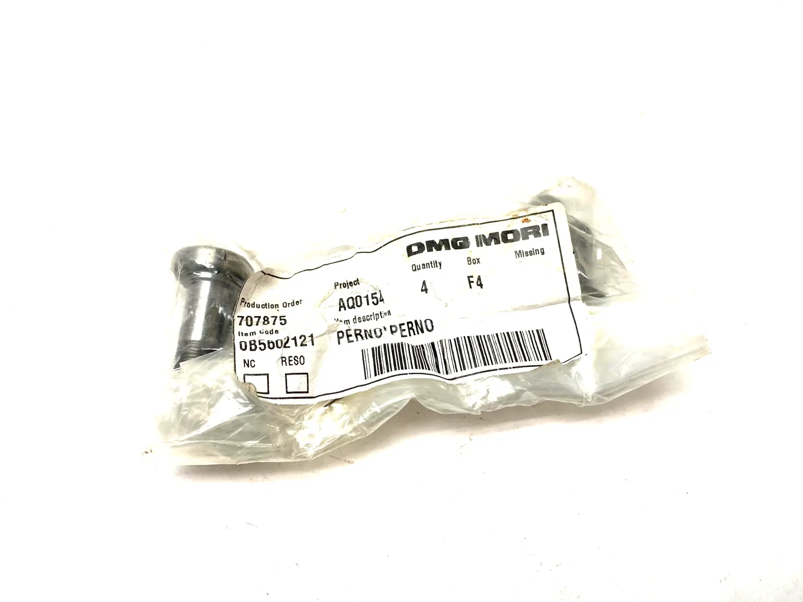 0B5602121 | DMG Mori  Hardware Kit PKG OF 4 - New - New