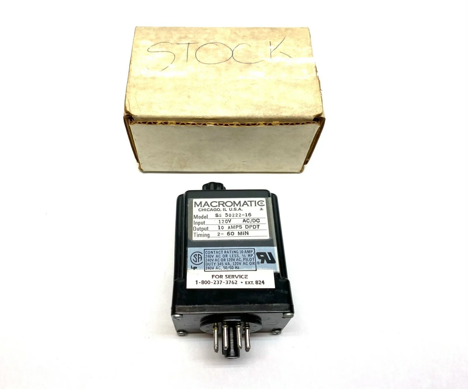 USED MACROMATIC SOLID STATE TIME DELAY RELAY