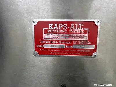 Used KAPSALL AU6 Unscramblers - Bulk Bottle Illinois US | Aaron Equipment #1303782