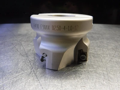 Iscar 2.5" Indexable Facemill 1" Arbor H490 F90AX D2.50-4-1.0-12 (LOC3342)