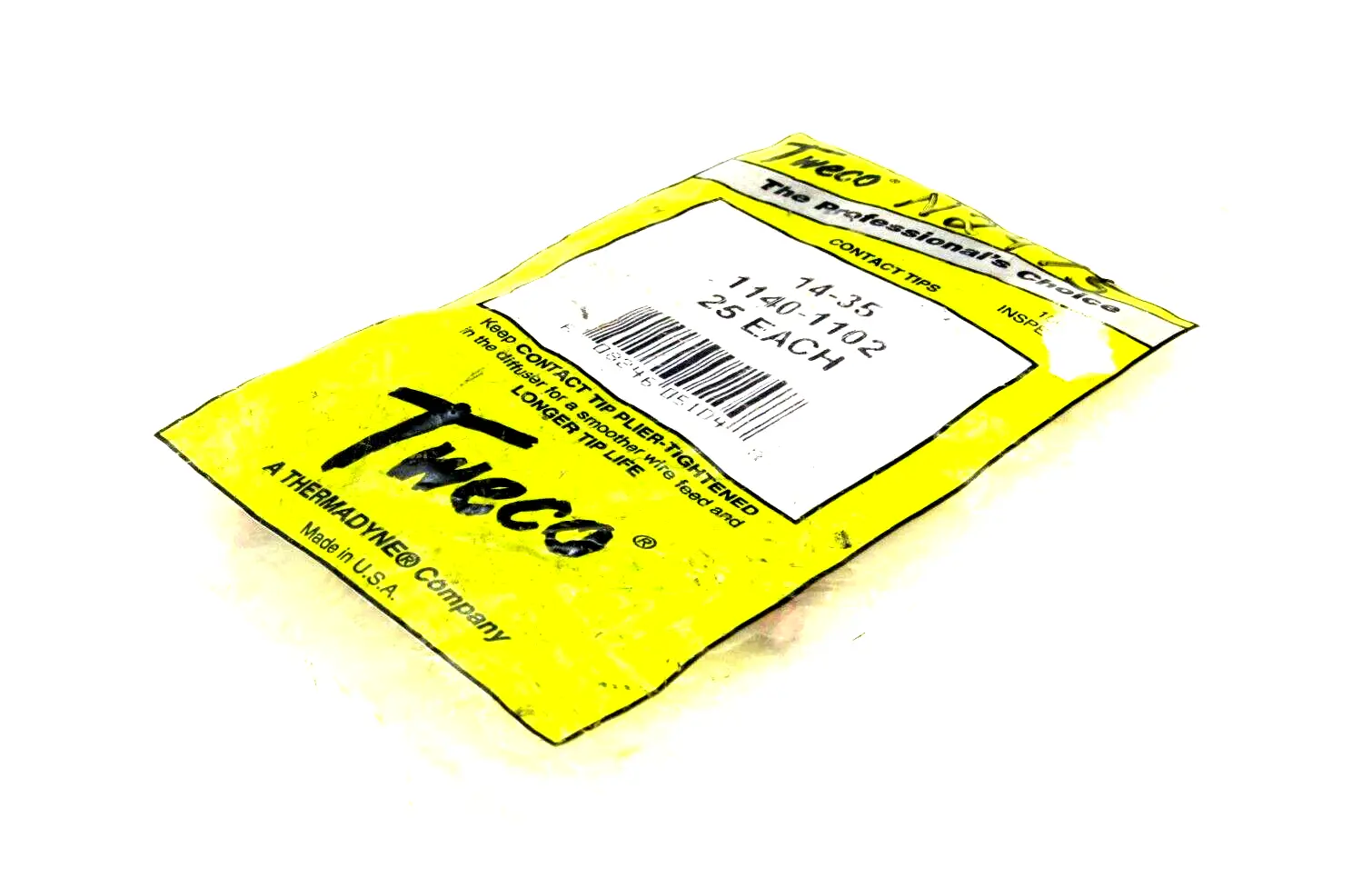 NEW TWECO 25 PCS 1140-1102 CONTACT TIPS 11401102