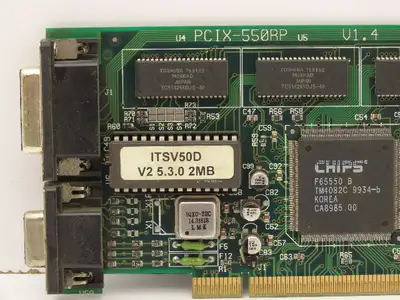 Densitron PCIX-55ORP Video Card 2MB Video Memory 32 Bit PC Card