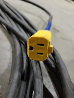 69 ft  Power Extension Cord NEMA 5-15 Plug and Receptacle