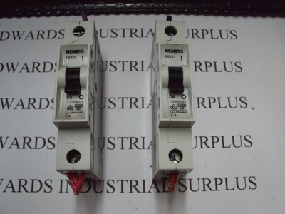 2 Siemens 5SX21 Circuit Breaker 5SX2 230/400V