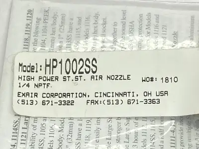 New | in-Stock EXAIR High Power Safety Air Nozzle 1/4" FNPT Nozzles Michigan US | Maverick Industrial Sales #1395141