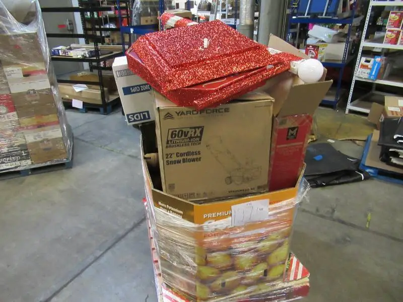 Pallet of Store Overstock and Ecommerce Product and Returns