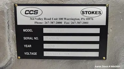 Used STOKES 900-513R Tablet Presses Illinois US | Aaron Equipment #1410858