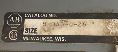 Used ALLEN-BRADLEY 2112B-DAB-6-26 Industrial Controls | Surplus Asset Holdings #1221186