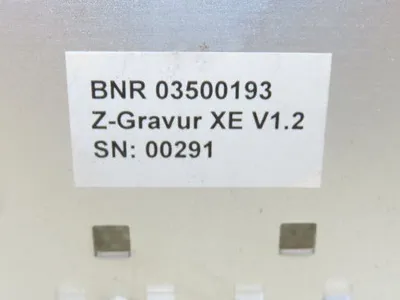 Intermas 97.852 03502190 CPU Slot Rack Chassis Gravure Cylinder HELL Engraving