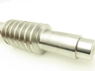 A23-8834-2 Worm Gear Shaft Step Diameters 14"L x 1-7/16"  1-3/16" x 1-1/8"