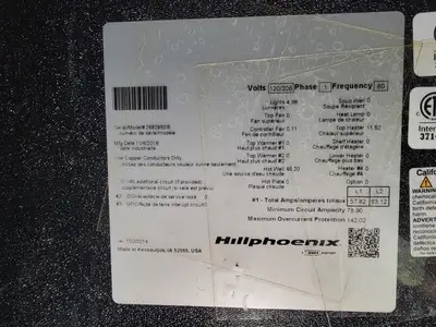 USED 2018 HILLPHOENIX SB310HOT
