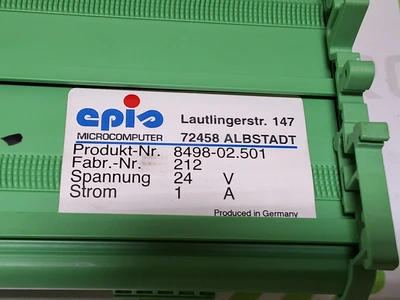 EPIS MICROCOMPUTER XIO-CAN 8498-02.501