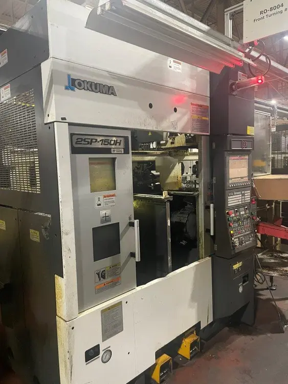Used 2015 OKUMA 2SP-150H CNC Lathes Michigan US | Gibbs Machinery Company, Inc. #4561