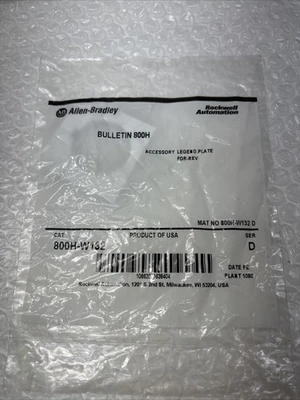 NEW Allen Bradley 800H-W132