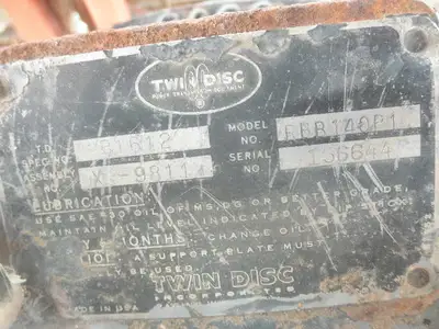USED TWIN DISC RBB140P1
