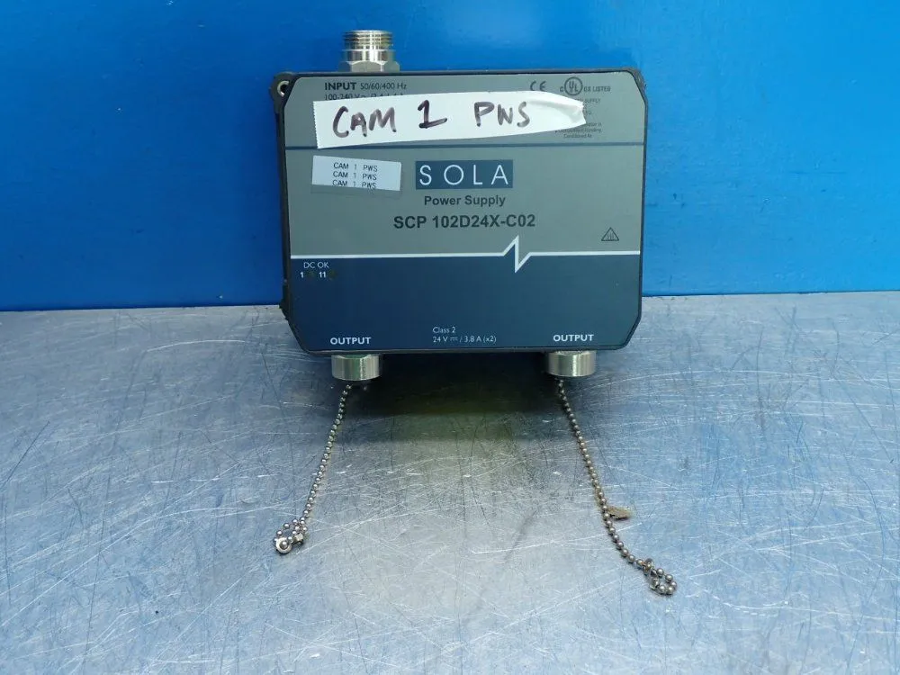 Used SOLA SCP102D24XC02 Power Supplies | HGR 24 #738822