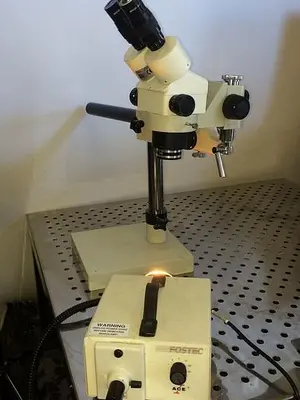 NuLine Microscope w/ Fostec Fiber Optic Illuminator, & much More!