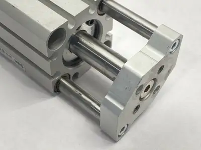USED SMC COMPACT GUIDE ROD CYLINDER 20MM BORE 20MM STROKE