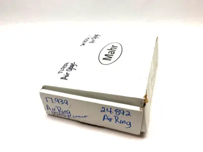 New | in-Stock MAHR DIMENSIONAIR 2-JET AIR RING GAUGE W/ GUIDE CHUTES & BASE PLATE Air Gages Michigan US | Maverick Industrial Sales #1123057