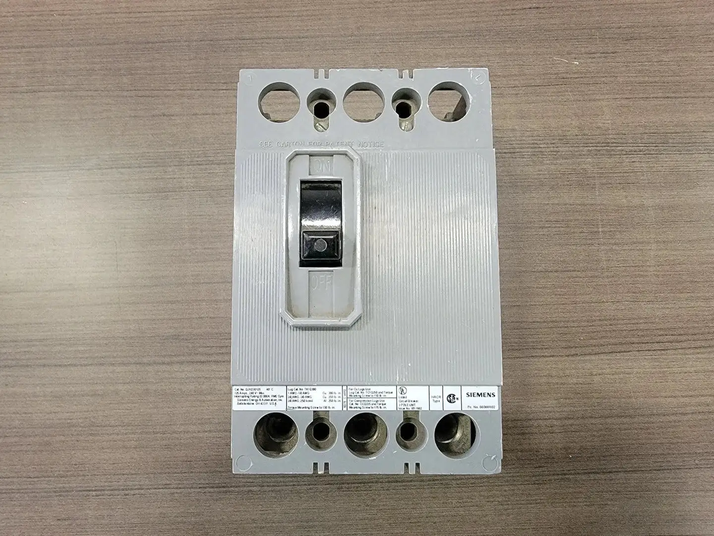USED SIEMENS QJH23B125
