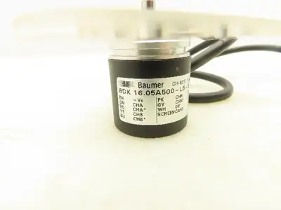 Baumer BDK 16.05A500-L5-5 Rotary Incremental Shaft Encoder Micro Series