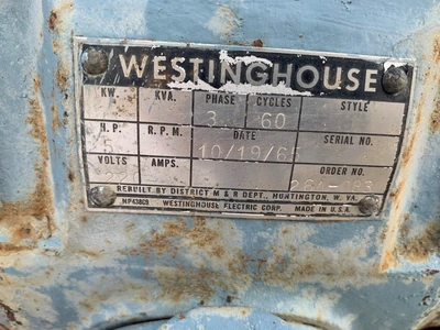 USED WESTINGHOUSE RATIO: