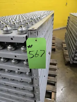 Used HYTROL ROLLER BALL TRANSFER  CONVEYOR Roller Conveyors Wisconsin US | Packer City Sales #1298039