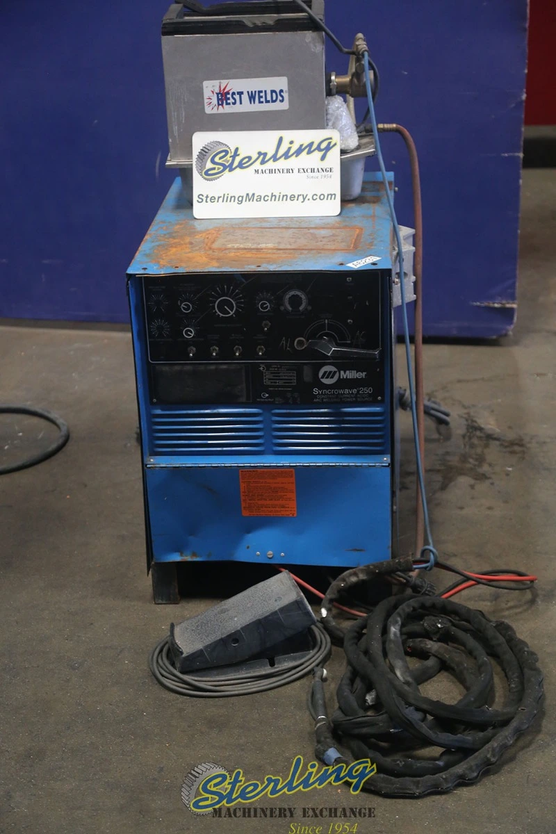 Used MILLER SYNCROWAVE 250 Tig Welders California US | Sterling Machinery Exchange #1466183